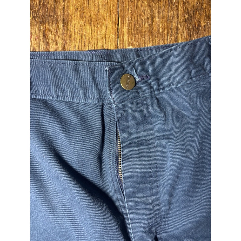 Carhartt Pants Mens‎ Size 42x32 Blue Workwear Canvas Pocket Logo - Picture 2 of 6